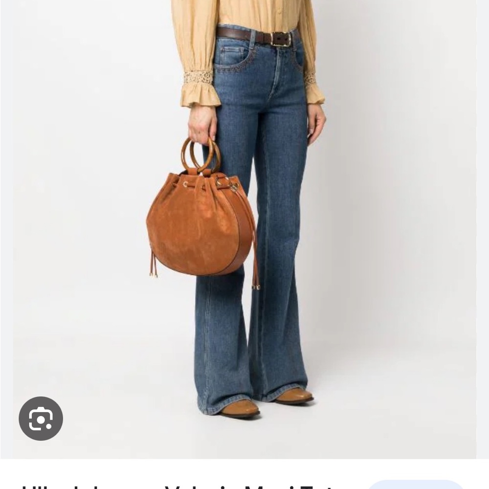 Ulla Johnson Valeria large bamboo bag - Sierra - Picture 3 of 16